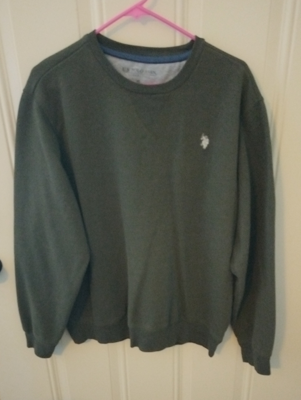 U.S. Polo Assn. Olive Green Crewneck Sweater Size XL